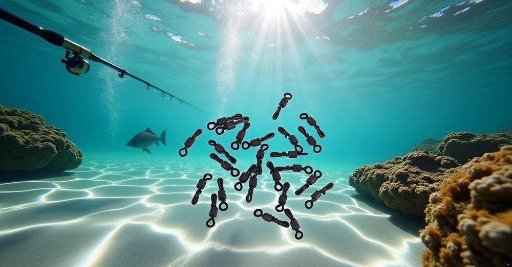 Alomejor Q-shaped swivel ideal for freshwater and saltwater rigs and leaders.