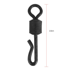 Alomejor Q-shaped swivel matte black finish resists corrosion for long sessions.