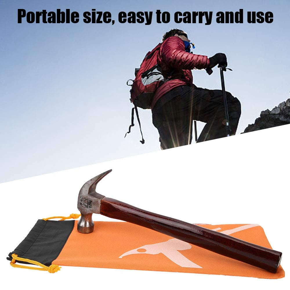 Alomejor Tent Hammer Bag stores climbing buckles and gear safely.