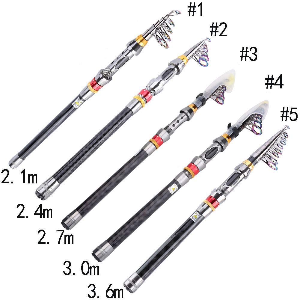 Alomejor travel fishing rod ready for pack-and-go trips.