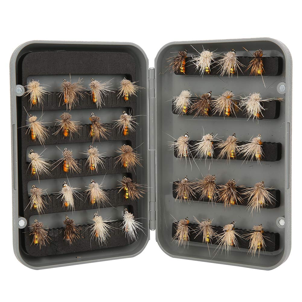 Alomejor 40-piece set suitable for trout, bass, and salmon.