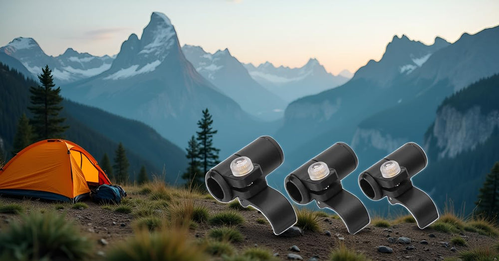 Alomejor Trekking Pole used during mountain hike for reliable support.