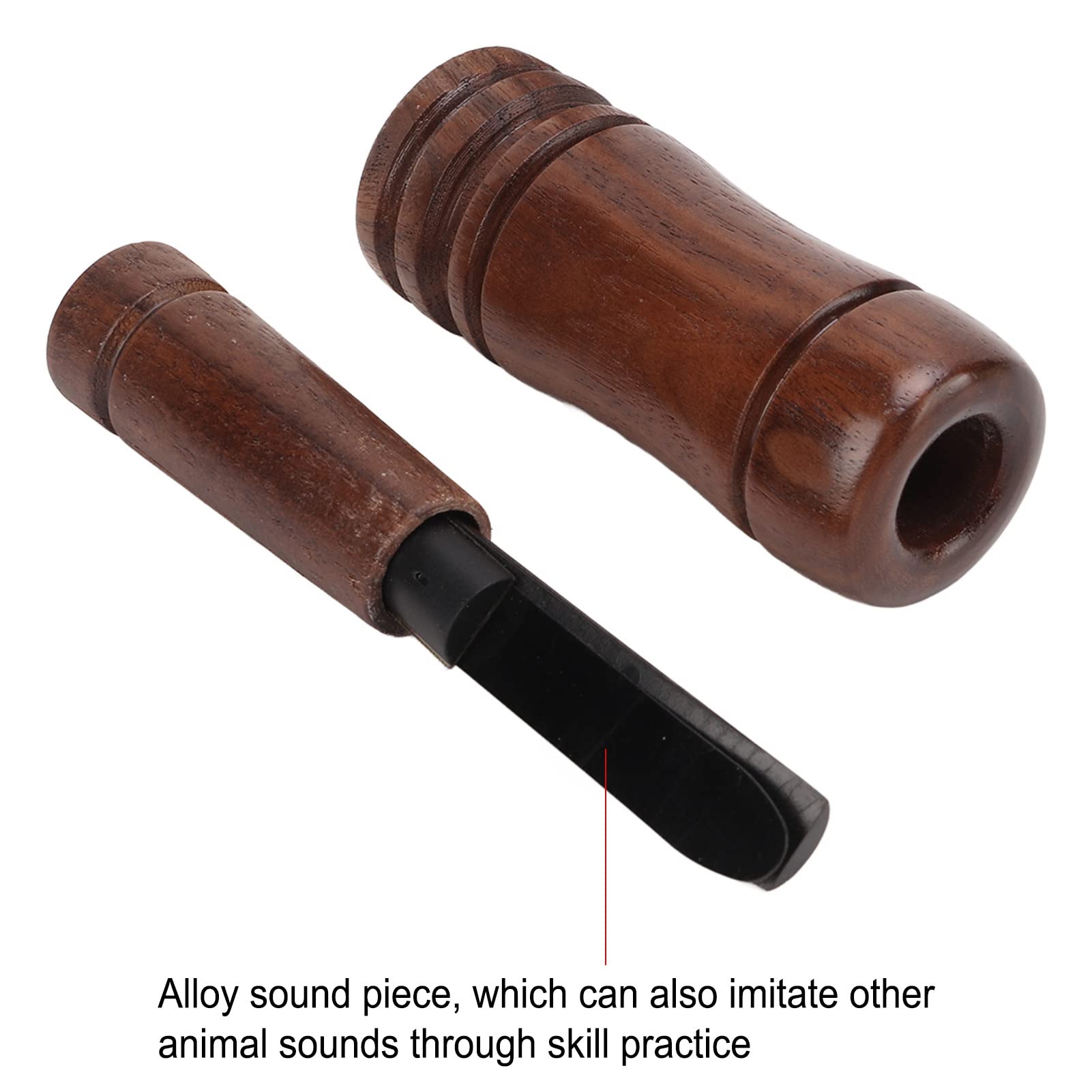 Alomejor wood duck call material details highlight natural warmth and tactile appeal.