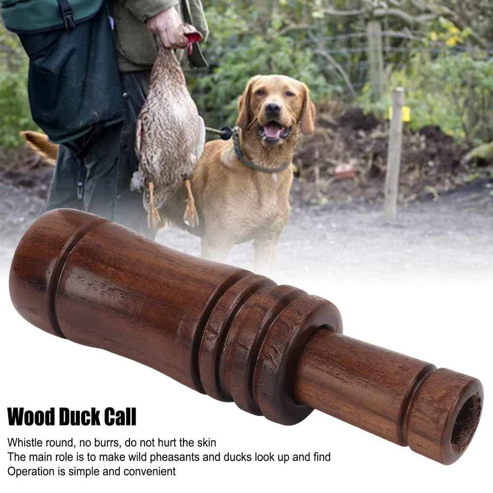 Alomejor wood duck call rounded edge provides comfortable grip during long sessions.