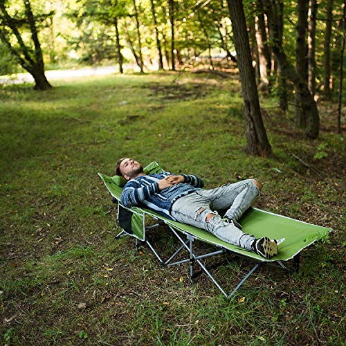 Alpcour cot in bag demonstrates portable design for travel
