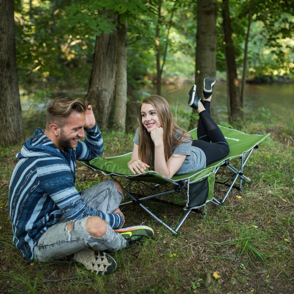 Alpcour cot supports up to 300 lbs for adults and kids