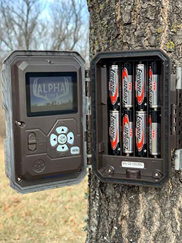 ALPHA CAM trail camera color viewscreen highlights in-field previews for quick decisions.