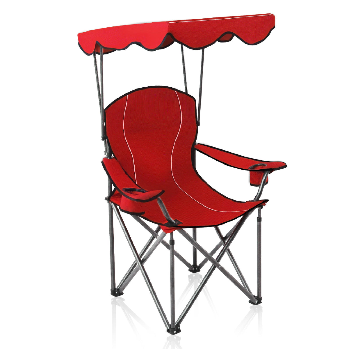 ALPHA CAMP chair shade canopy front view with cool shade