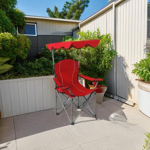 ALPHA CAMP shade canopy side view showing sun protection and airflow