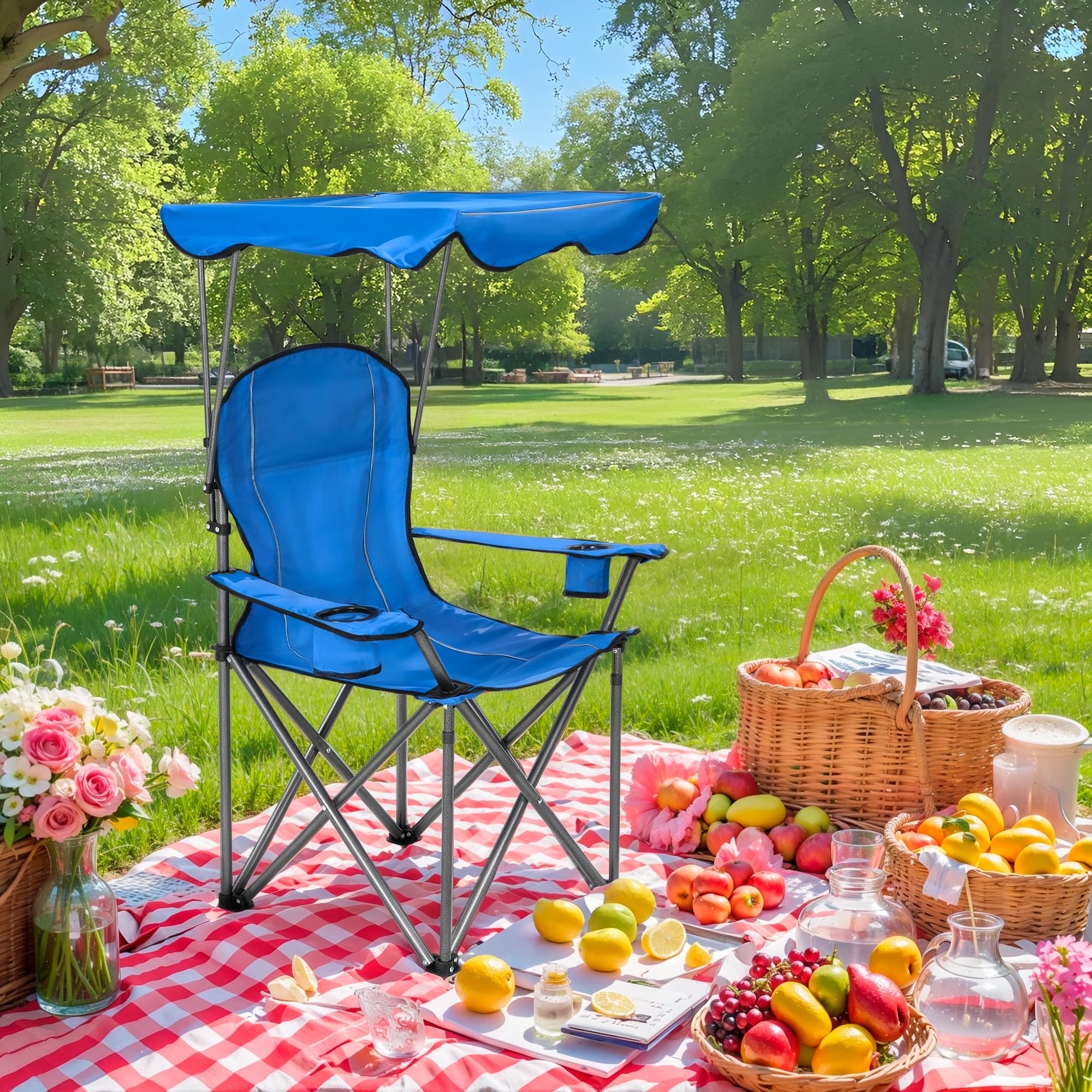 Alpha Camp easy-fold design for portable outdoor seating
