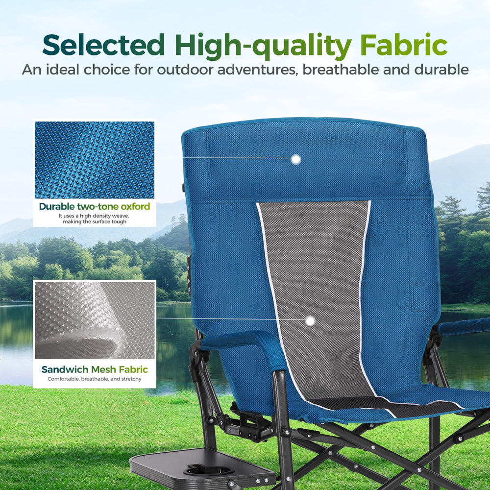 ALPHA CAMP portable chair with carrying bag for travel.