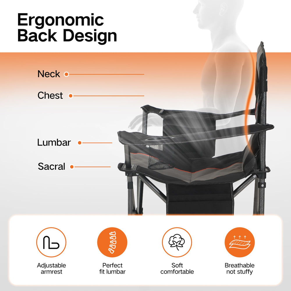 ALPHA CAMP chair packing bag for easy transport and storage