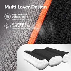 ALPHA CAMP oversized chair back support highlighting quad lumbar design for ergonomic comfort