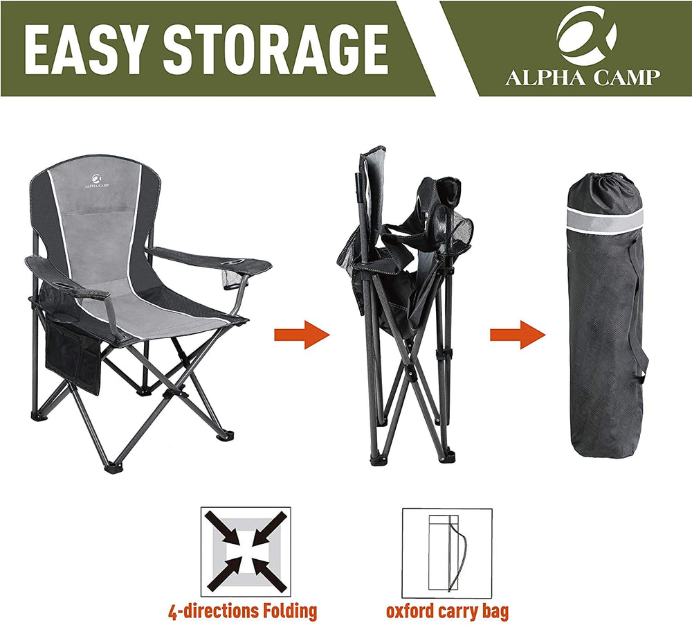 ALPHA CAMP oversized chair at the beach for relaxed moments