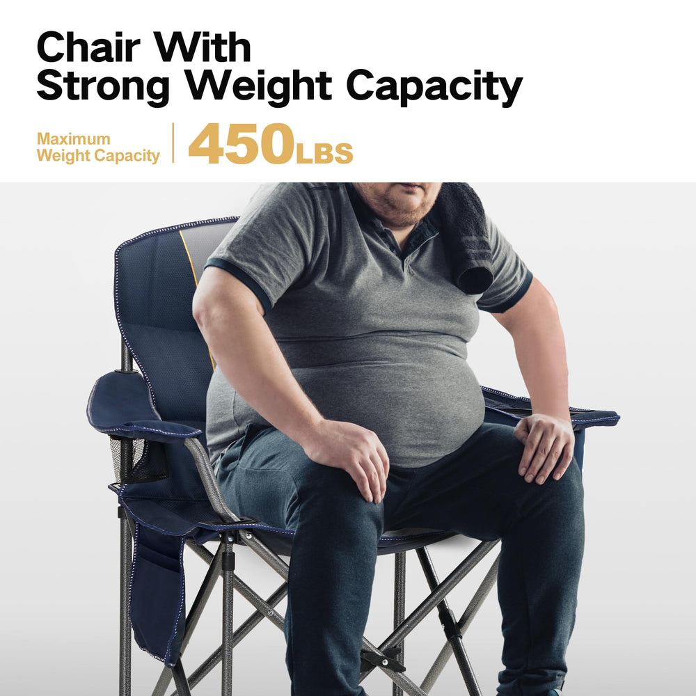 Alpha Camp oversized chair side pocket keeps essentials handy