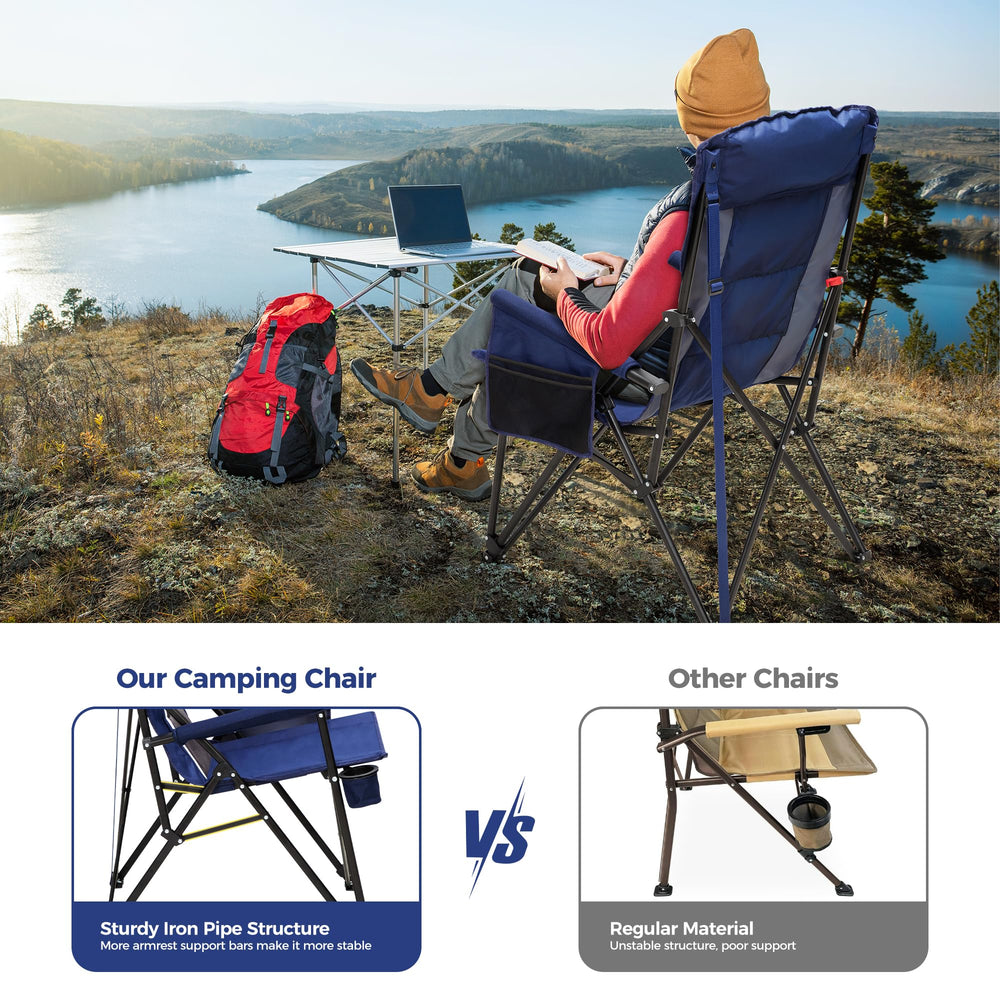 ALPHA CAMP rust-resistant coating protects the frame from the elements