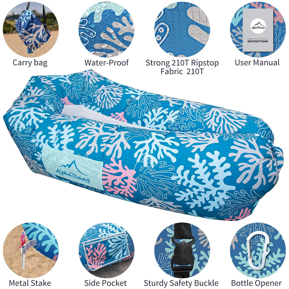 AlphaBeing anti-leak waterproof polyester closeup underscores durability for rugged outdoor sessions.