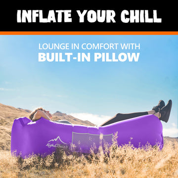 AlphaBeing lounge with pockets and beer opener keeps essentials within reach.