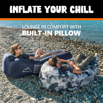 AlphaBeing lounger pockets and beer opener keep essentials within reach.