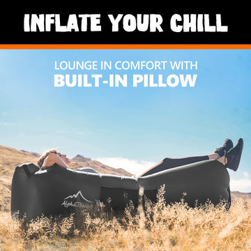 AlphaBeing lounger features pockets and a beer opener for easy access.