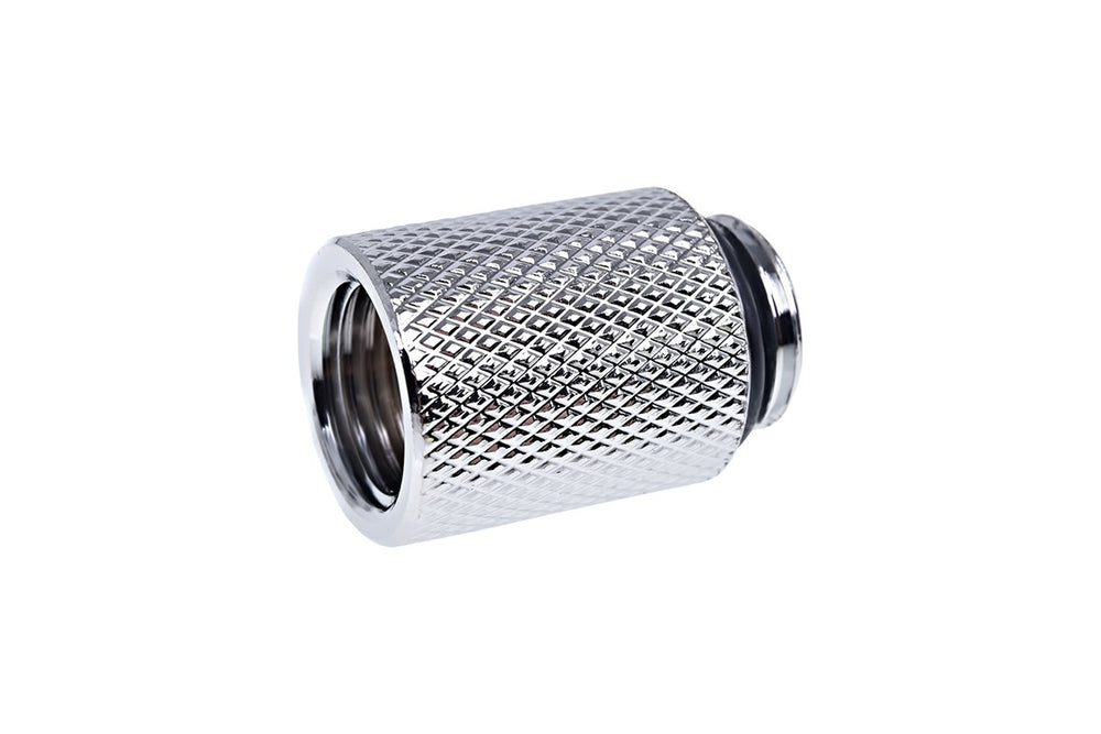Alphacool Eiszapfen male-to-female connector illustrating versatile fit.