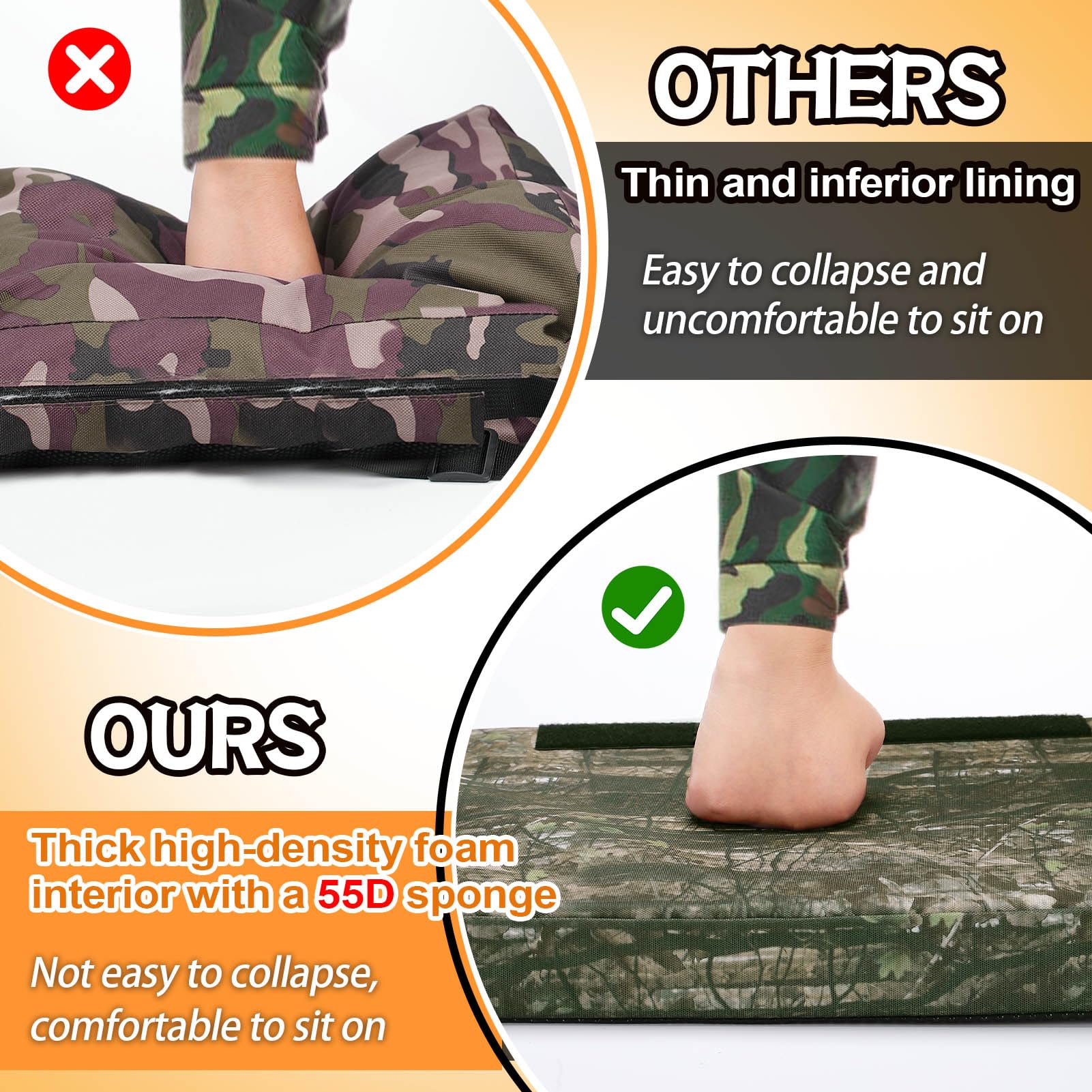 Alphatool cozy backrest supporting the user during waits outdoors