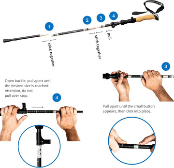 ALPIN LOACKER Alps-tested lightweight poles for rugged trails.