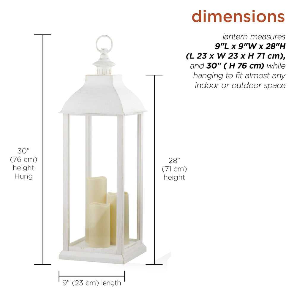 Alpine lantern ideal for pathways and decks during gatherings
