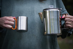 Alpine Mountain Gear clear knob view showing brew progress on the pot.