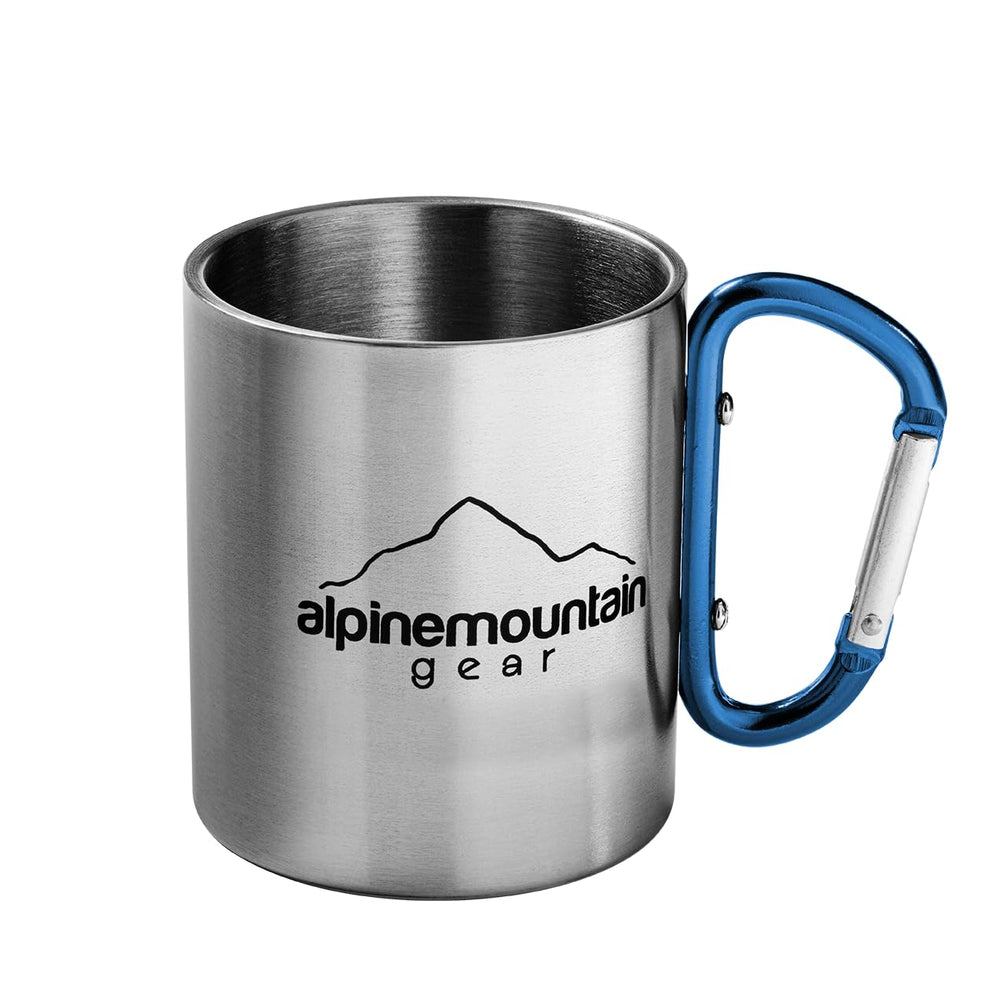 Alpine Mountain Gear portable coffee set for home or trailhead brewing.