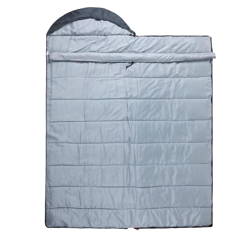 Alpine Swiss sleeping bag water- and wind-resistant shell protects you outdoors.
