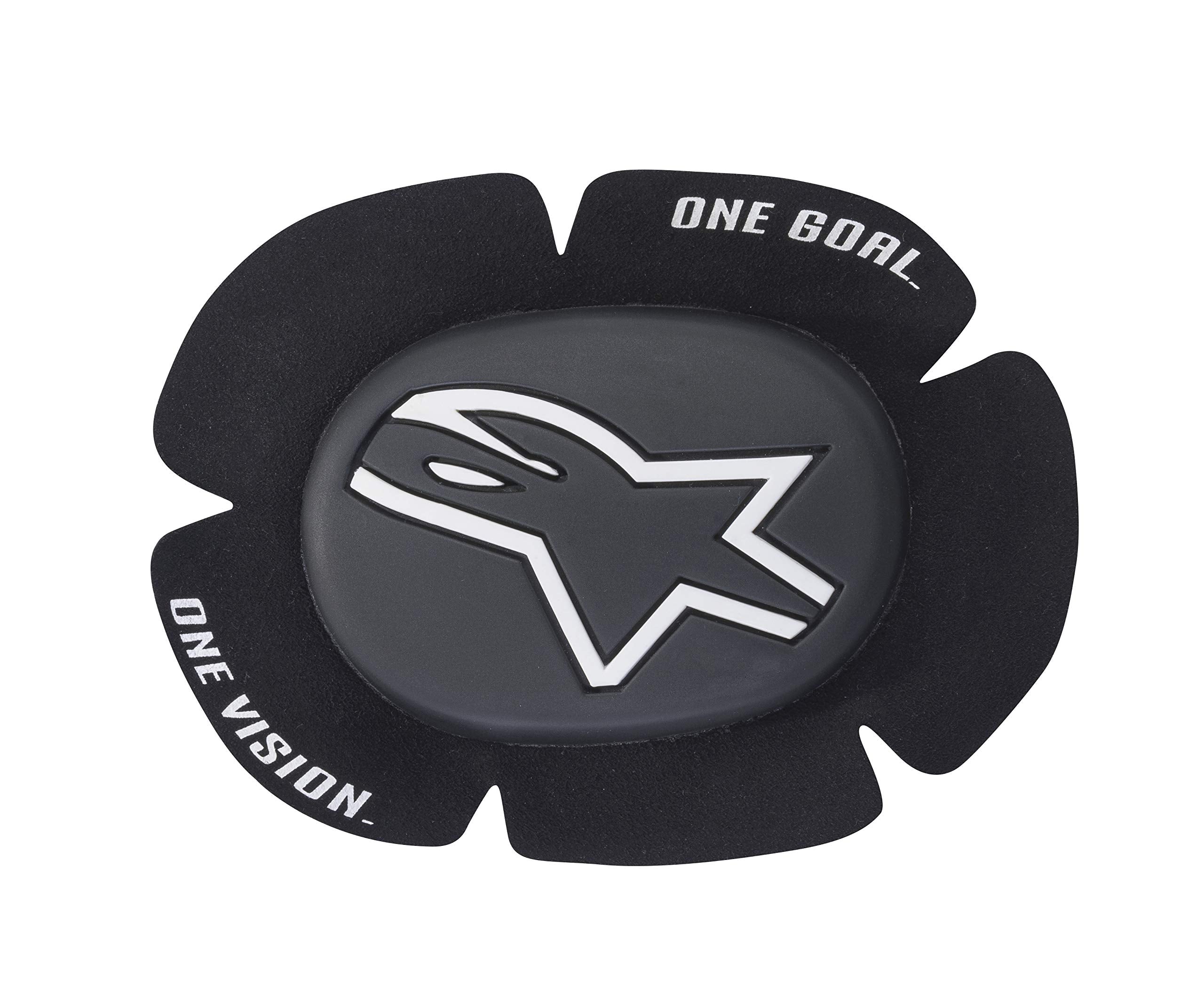 Alpinestars GP SPORT EVO knee slider OS black white for motocross grip during cornering