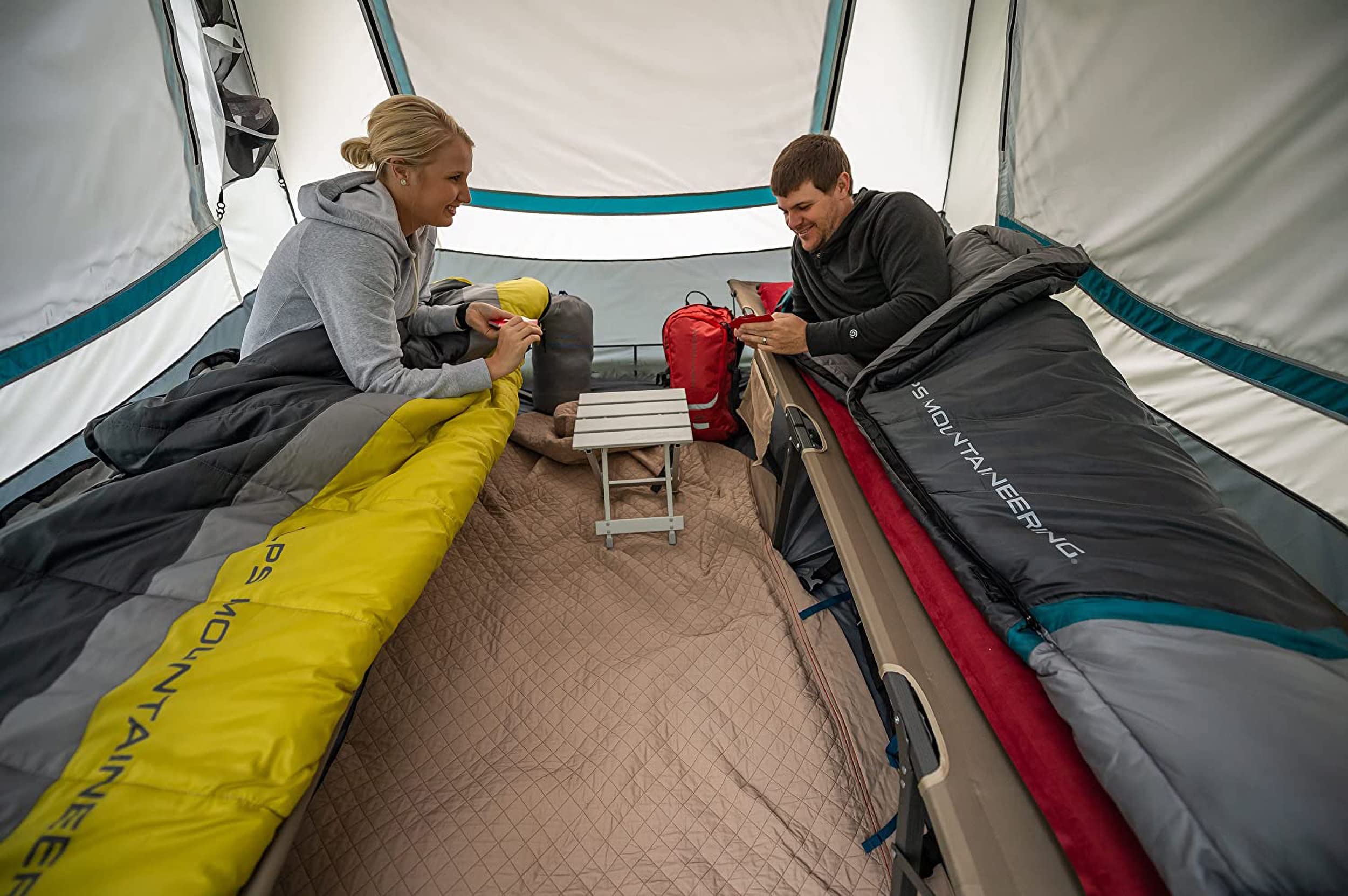 ALPS Blaze stuff-sack demonstrates compact packing for easy transport.