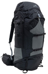 ALPS Mountaineering Caldera 90L pack front view highlights rugged durability for extended treks.