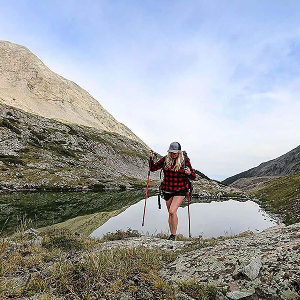 ALPS Mountaineering Conquest trekking pole with accessory basket for added versatility