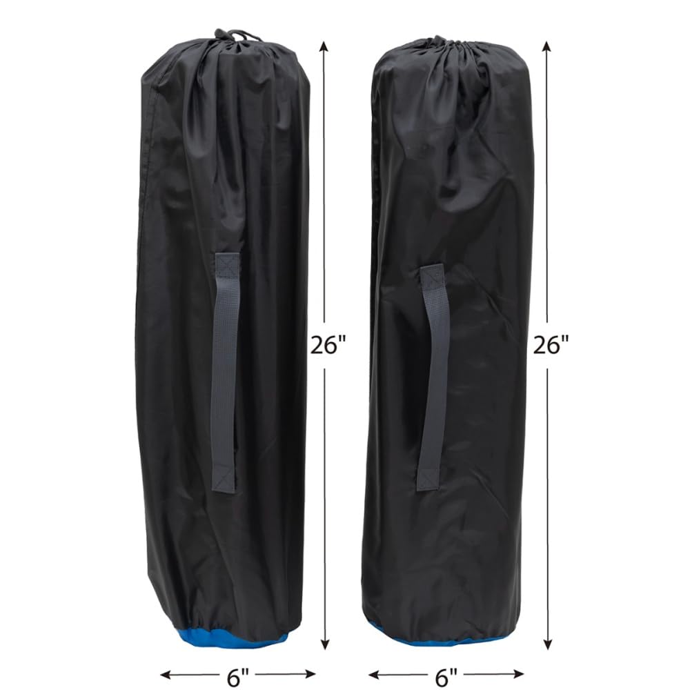 ALPS Mountaineering Flexcore Double Blue 75in x 47in surface supports shared camping comfort.
