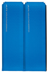 ALPS Mountaineering Flexcore Double Blue top view highlights compact trail comfort.