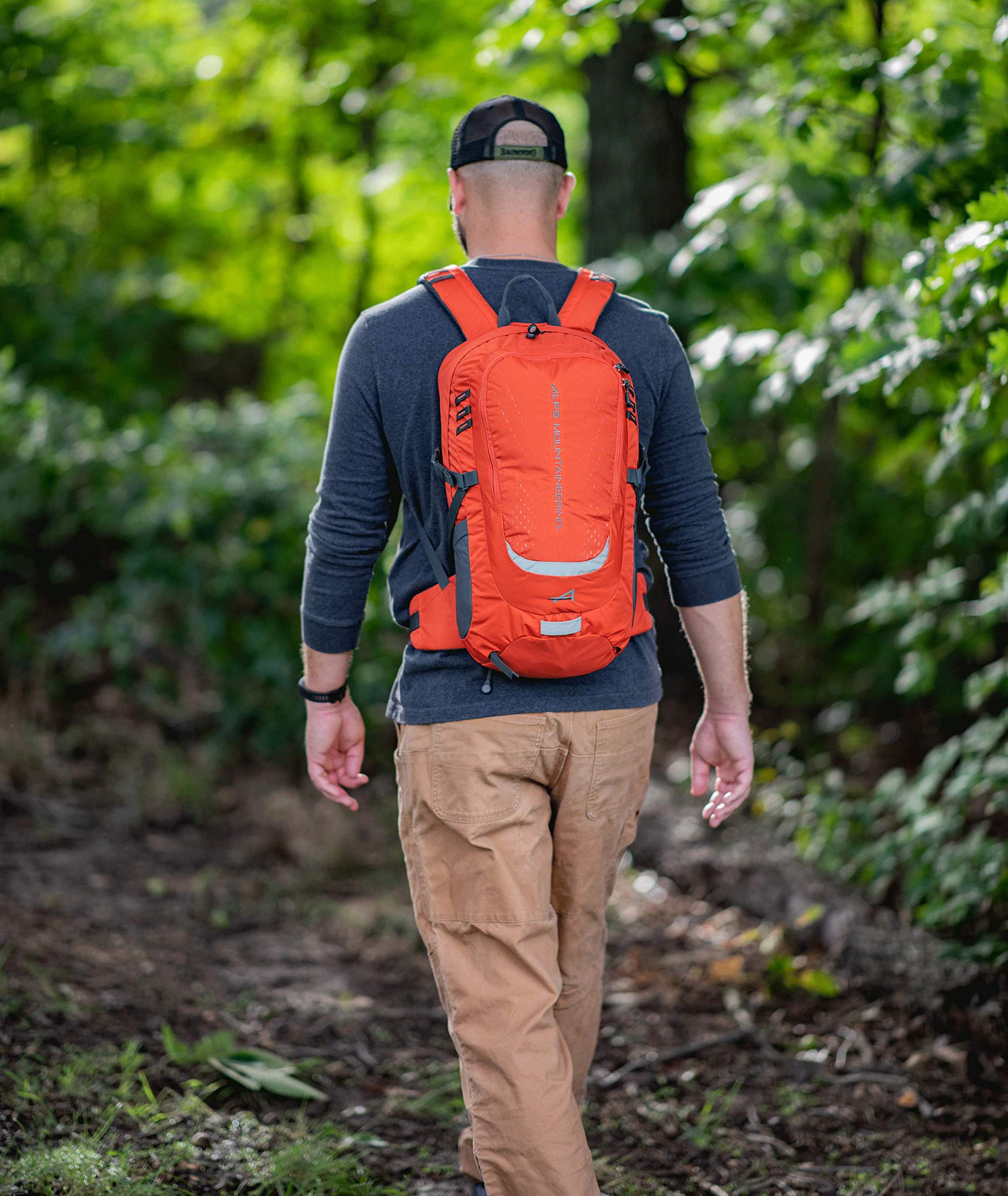 ALPS Hydro Trail 17L trekking pole loops support gear versatility