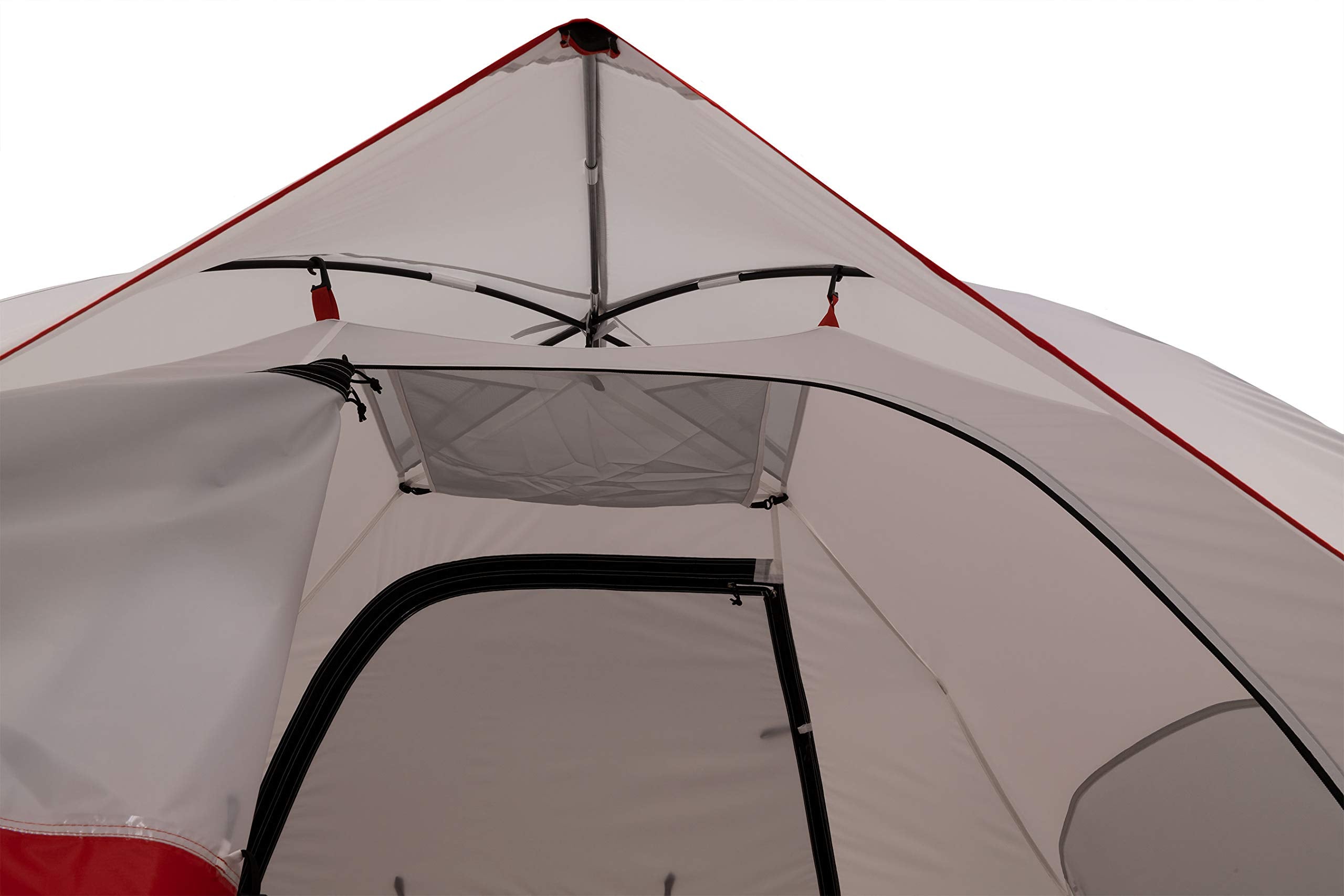 ALPS Meramac steel stakes and guylines anchor in wind