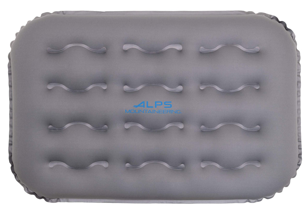 ALPS Mountaineering Air Pillow shows compact pack size for easy backpack travel.