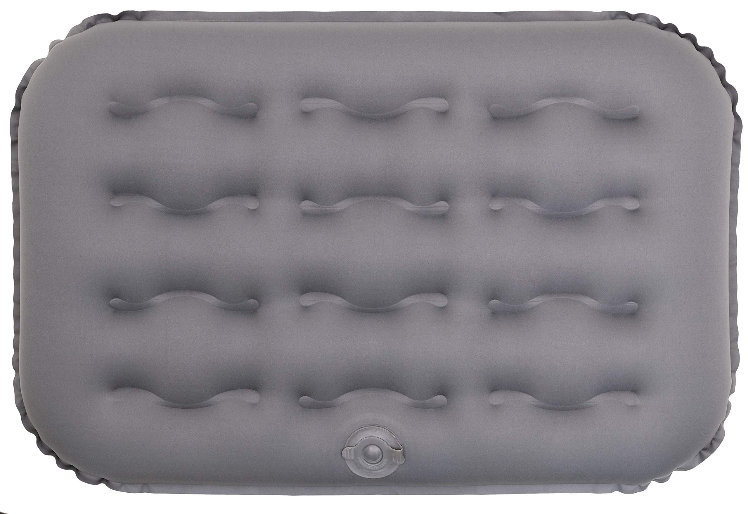 ALPS Mountaineering Air Pillow inflated to 24x15 inches provides a full sleep surface.