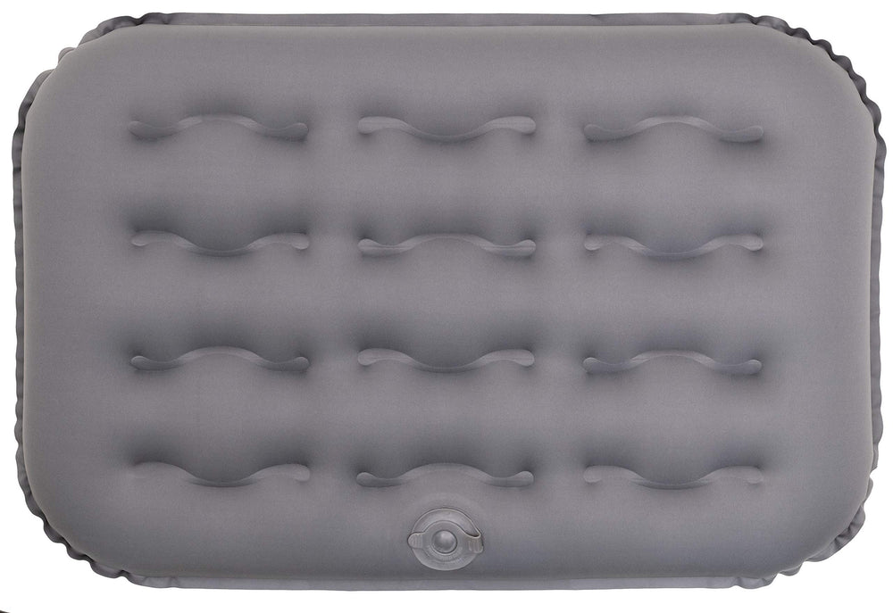 ALPS Mountaineering Air Pillow inflated to 24x15 inches provides a full sleep surface.