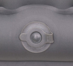 ALPS Mountaineering Air Pillow features soft brushed fabric for quiet, comfortable nights.