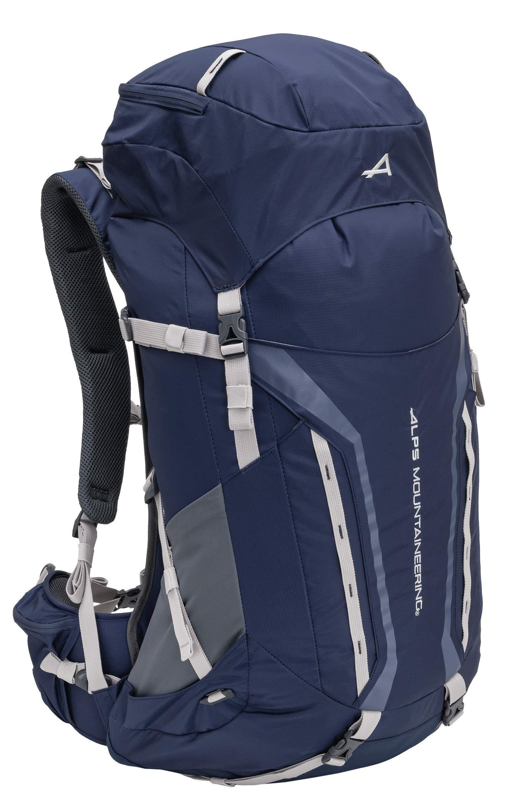 ALPS Mountaineering Alps Baja 60 back panel supports breathable, comfortable hiking wear