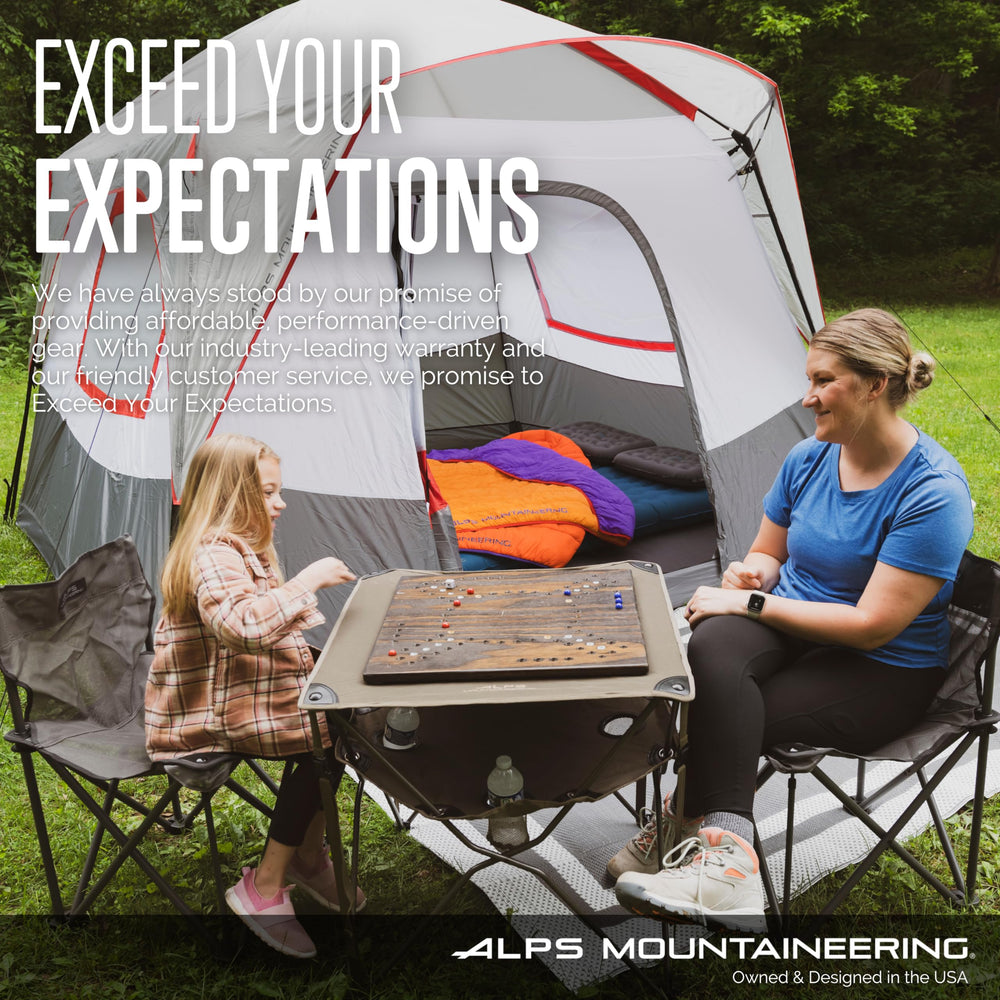 ALPS Mountaineering Apex Long Air Pad red color suitable for camping