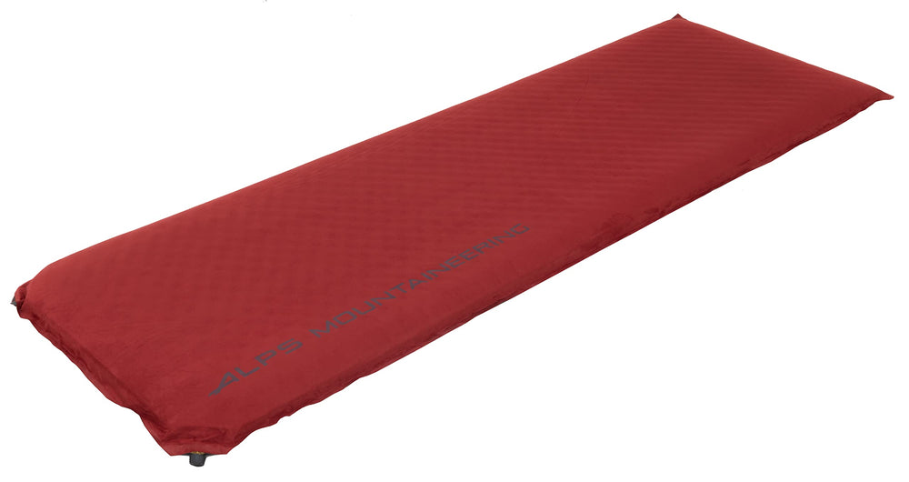ALPS Mountaineering Apex Long Air Pad in stuff sack for easy transport