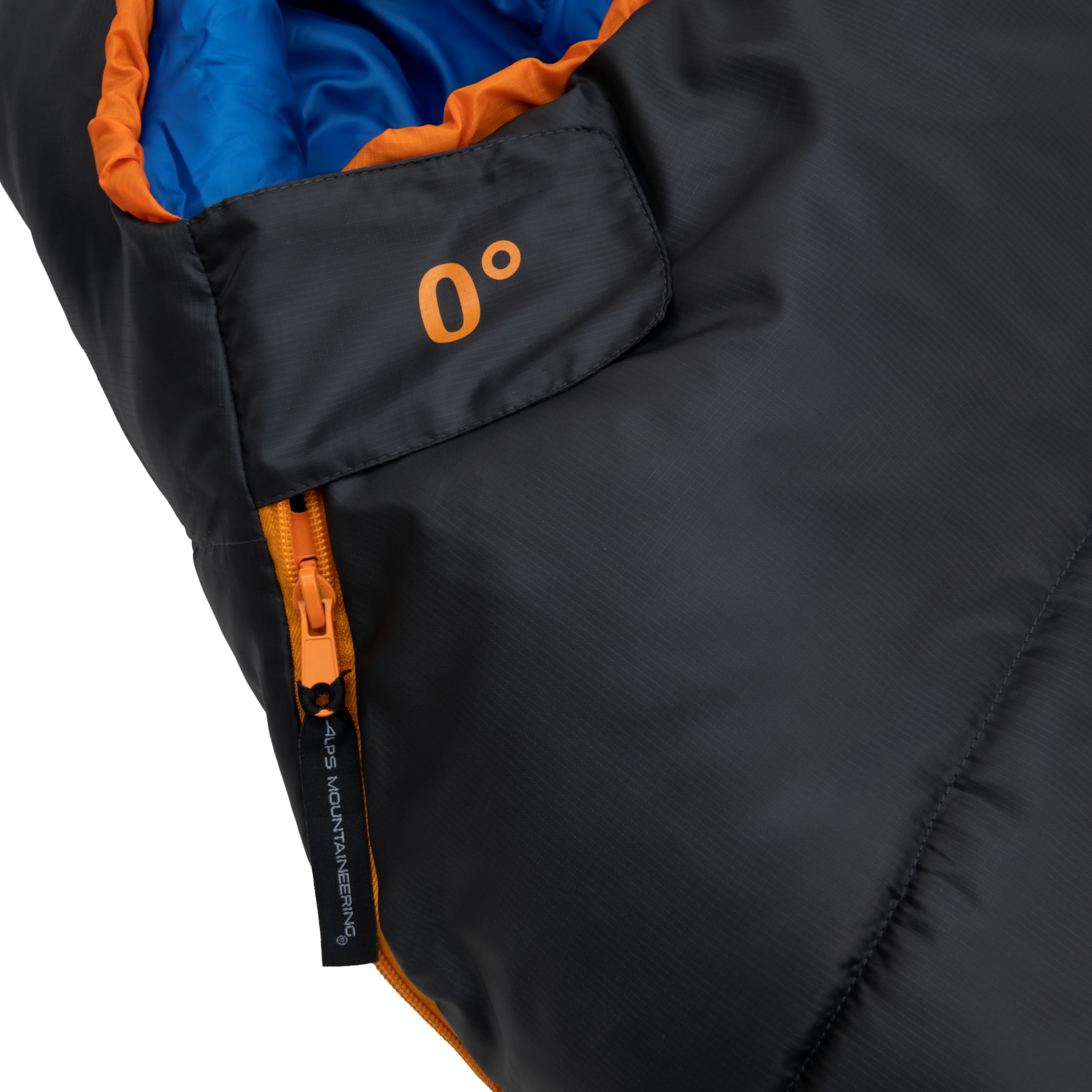 ALPS Mountaineering Blaze 0-Degree XL contoured hood enhances heat retention