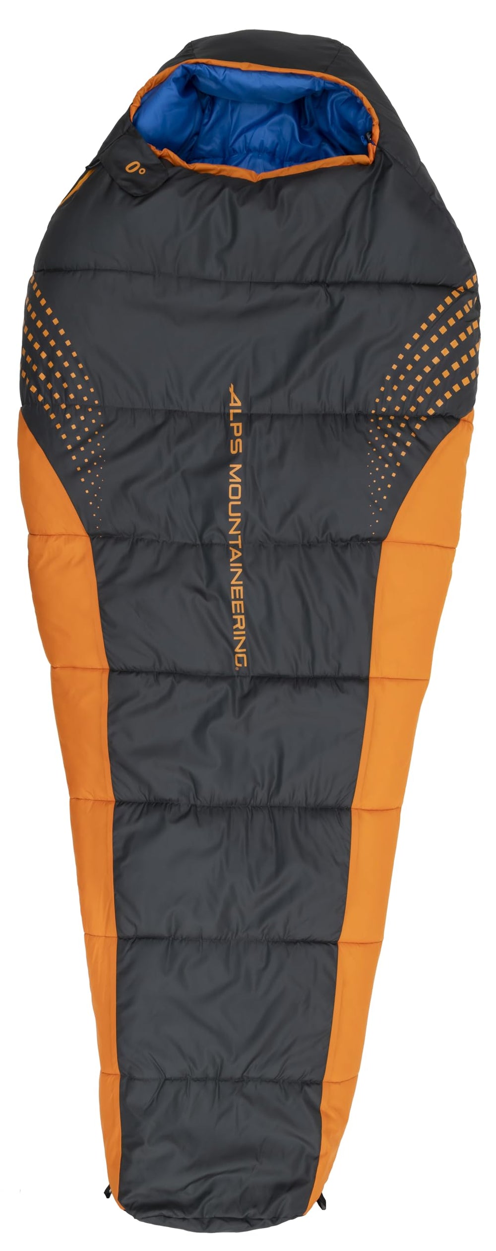 ALPS Mountaineering Blaze 0-Degree XL exterior shows rugged ripstop shell for winter durability