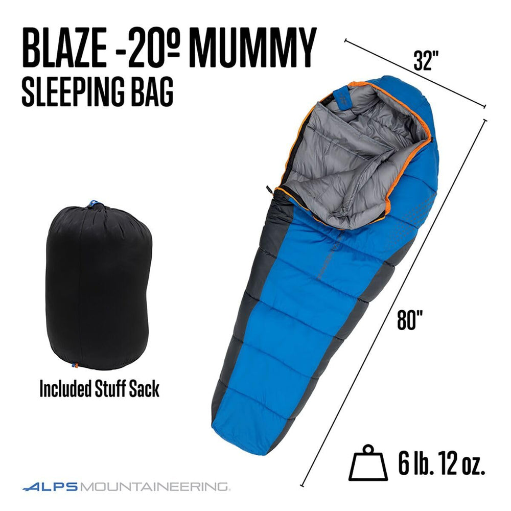 ALPS Blaze -20° XL soft liner adds skin comfort in cold conditions.