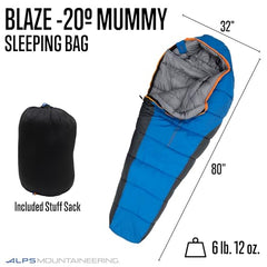 ALPS Blaze hood insulation close-up showing draft protection and warmth retention
